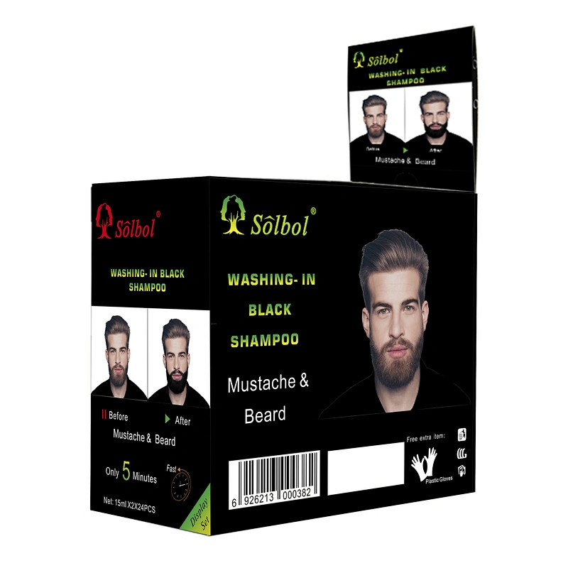 Arabic mustache dye with mini sachets best selling products for man