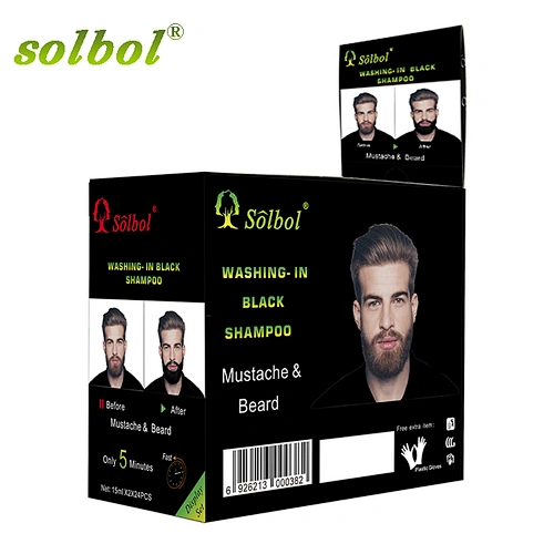 Ammonia Free black Beard Dye   Color Shampoo No Side Effects Dye Mustache Cream