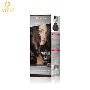 Guangzhou VOJO Factory wholesale price YOSATEN keratin salon professional permanent hair dye color cream and developer