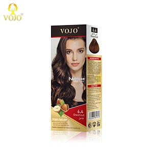 OEM/ODM salon professional permanent VOJO hair colour cream ammonia free hair dye color