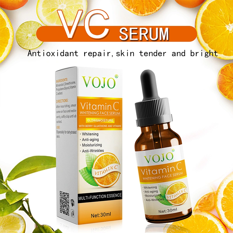 VOJO Organic Face Skin Vitamin C Serum Private Label Hyaluronic Acid Plant Extract VC extract Salud y Belleza Whitening Facial C