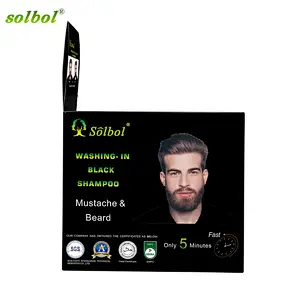 Ammonia Free black Beard Dye   Color Shampoo No Side Effects Dye Mustache Cream