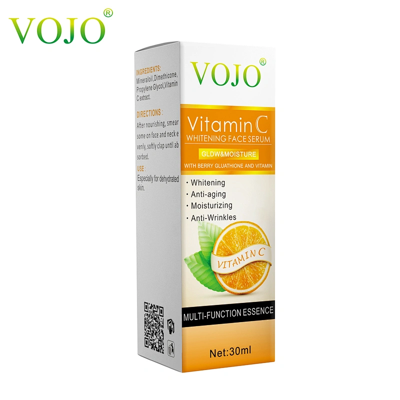 VOJO 30ml Vc Whitening Essential Remover Speckle Fade Dark Spots Brighten Nourishing Skin Face Serum