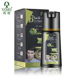 oem manufacturer ammonia free natural herbal thailand color dark brown black coloring permanent Hair dye shampoo