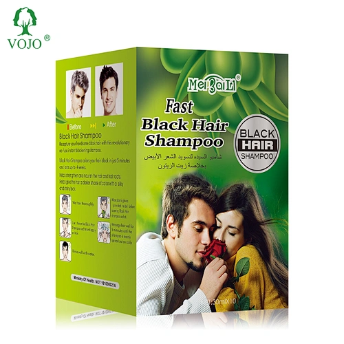 private manufacturer ginseng ammonia free natural herbal thailand color dark brown black coloring permanent Hair dye shampoo