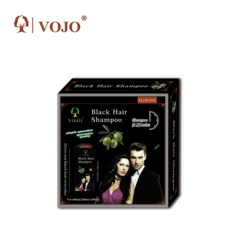 Arabic Product Professional Hair Dye Shampoo to Cover White Hair Use at Home Suitable for Men and Women Black Hair Easy Coloring
