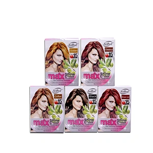 Natural herbal vojo fast color in black hair shampoo for white,yellow,brown hair,etc to black turn grey hair to black