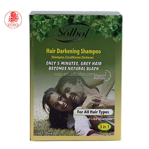 OEM/ODM Permanent Peacock White Hair Color Dye Brazilian Solbol Black Hair Shampoo Herbal Ingredients Normal Shampoo 100% High