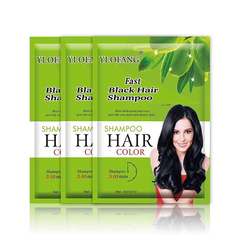 Yosaten New hair color natural instant shampoo form hair color black hair dye shampoo