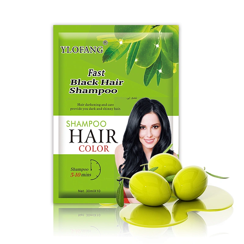 Yosaten New hair color natural instant shampoo form hair color black hair dye shampoo