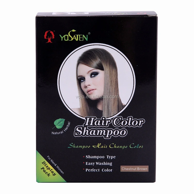 Hair Shampoo Black Hair Color Shampoo Fashion Fast Magic a VERY Wash Dark Black Herbal Ingredients Normal Shampoo Easy Coloring