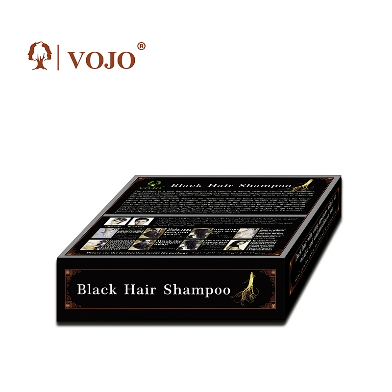 Arabic Product Professional Hair Dye Shampoo to Cover White Hair Use at Home Suitable for Men and Women Black Hair Easy Coloring