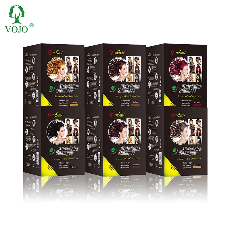 VOJO Permanent Hair Dye Color Chart Newest Hair Color Shades Catalog