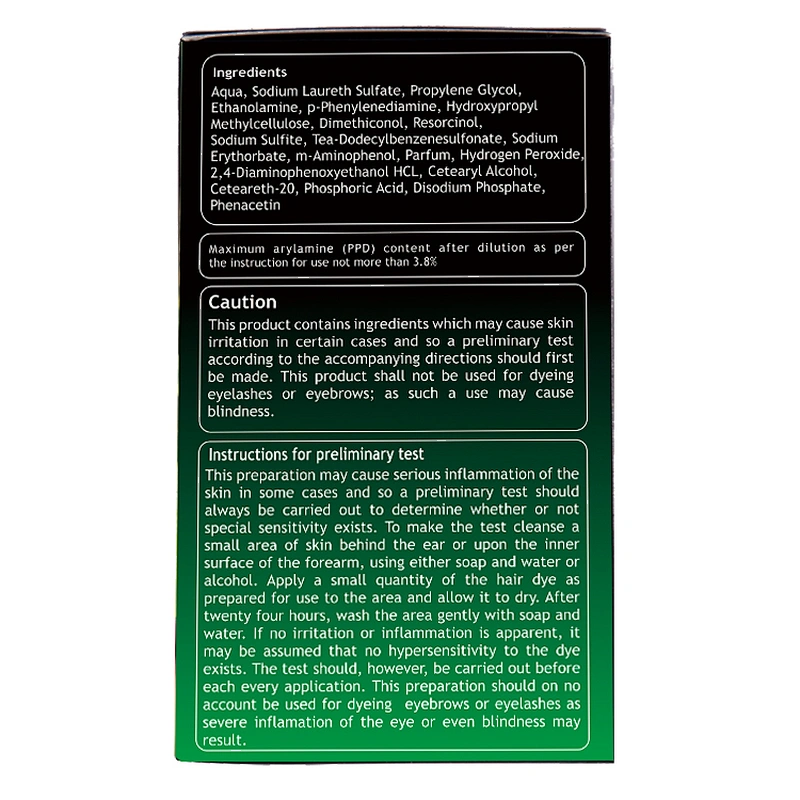 Yosaten brand Color in Stylish Black Fashion Hair Care Cream Dye Without Unpleasant Odor