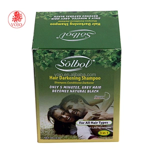 OEM/ODM Permanent Peacock White Hair Color Dye Brazilian Solbol Black Hair Shampoo Herbal Ingredients Normal Shampoo 100% High