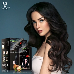 Free ammonia noni black hair darkening shampoo healthy hair dye 100% natural herbal healer formula Africa