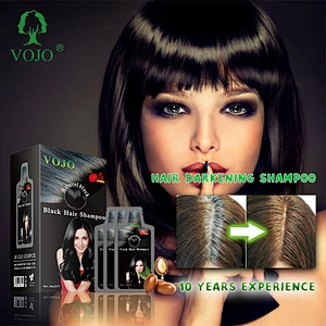 China new  color dye shampoo permanent hair dye fast in 5 minutes brown color shampoo