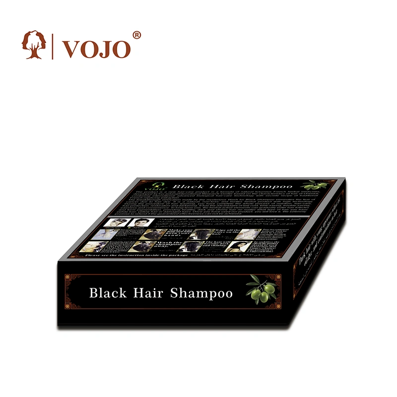 Arabic Product Professional Hair Dye Shampoo to Cover White Hair Use at Home Suitable for Men and Women Black Hair Easy Coloring