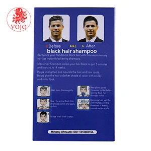 YOSATEN 100% Cover White Hair Fast Dye with Argan Oil Black Hair Shampoo best dye for gray hair