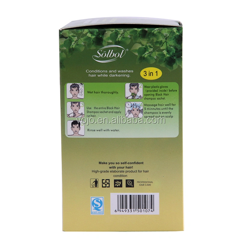 South Africa hair color dye most hot sale brand SOLBOL 5 colors from hair color factory YOSATEN