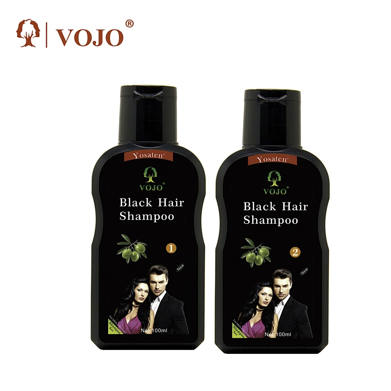 Arabic Product Professional Hair Dye Shampoo to Cover White Hair Use at Home Suitable for Men and Women Black Hair Easy Coloring