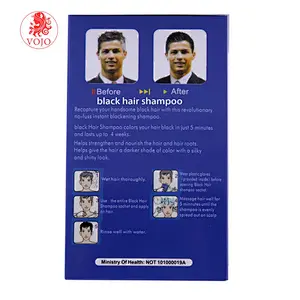 YOSATEN 100% Cover White Hair Fast Dye with Argan Oil Black Hair Shampoo best dye for gray hair