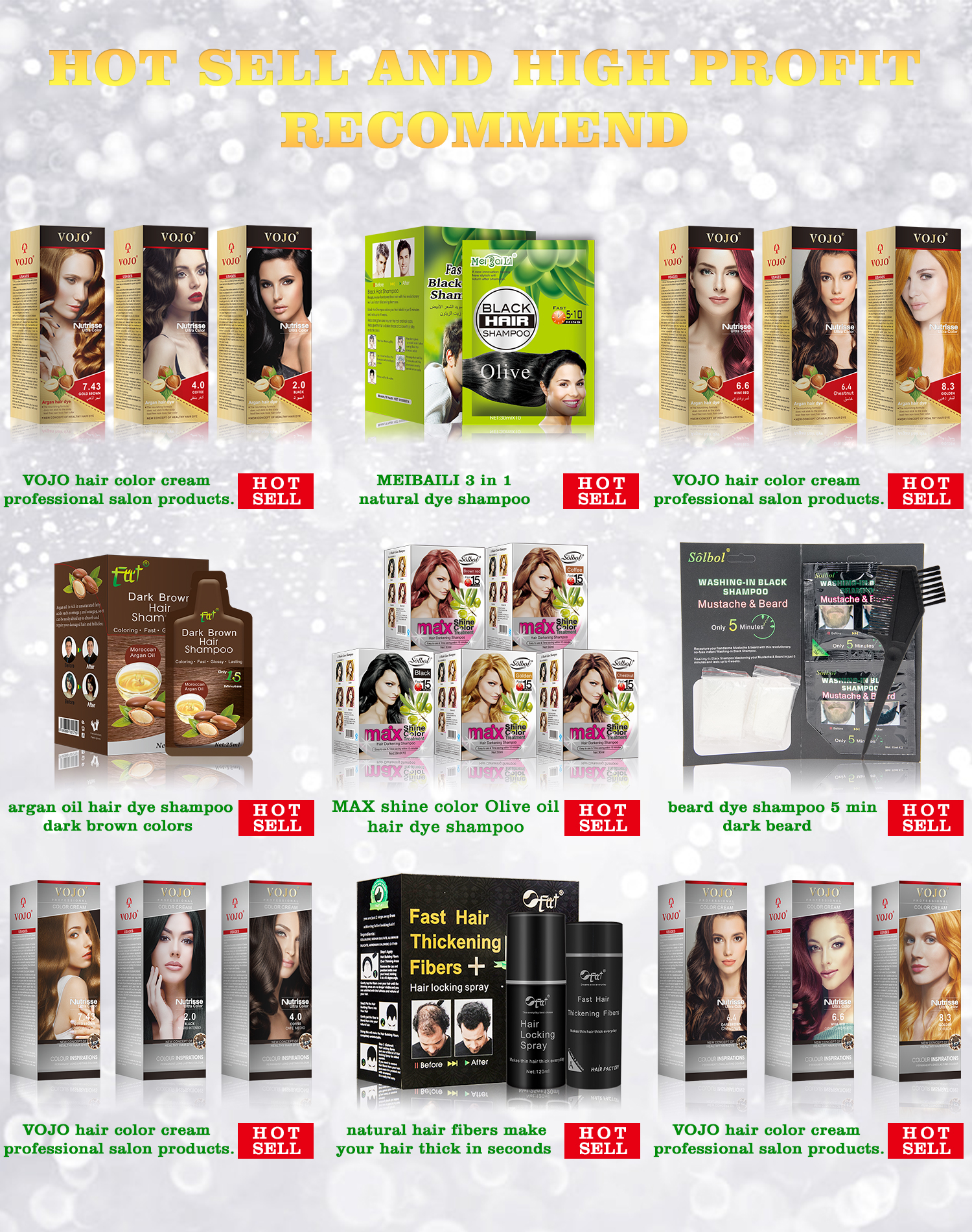 hair dye display