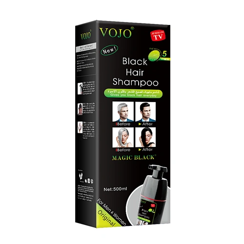OEM/ODM New hair color natural instant shampoo hotel  form hair color black hair dye shampoo