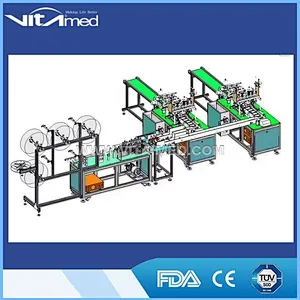Fully Automatic Nonwoven Folding Medical Face Mask Making Machine