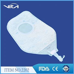 Two piece urostomy bag