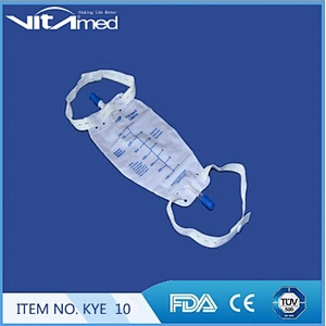 Urine Leg Bag with Two Elastic Straps