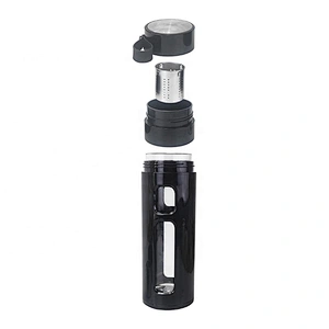 High borosilicate glass water Bottle tea bottle with stainless steel tea infuser