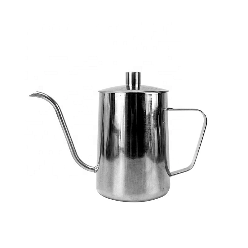 Hot sell 600ML Hand Drip Coffee Pouring Kettle  Stainless Pour Over Gooseneck Tea and coffee pot