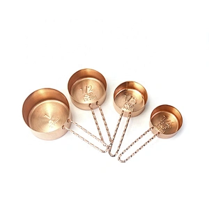 Gold smart measuring cup stainless measuring cups and spoons stainless steel measuring scoop