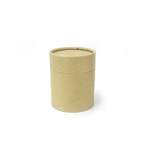 Kraft Paper box tube tea container gift Paper Tea Box