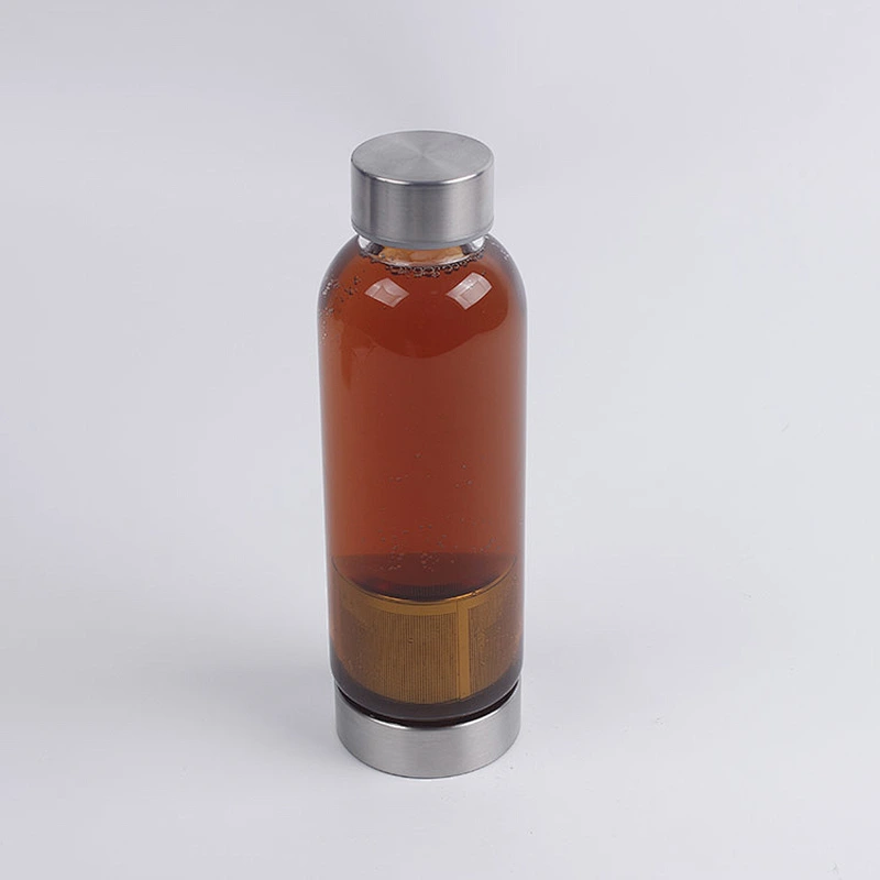 Wholesale drinking water bottle with stainless tea infuser