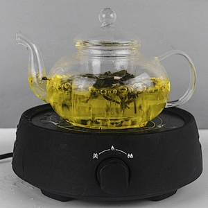 Factory price high borosilicate heat resistant glass teapot tea maker with glass infuser