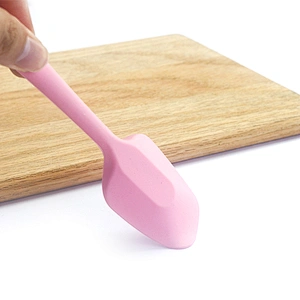 silicone spatula Non-Stick Heat Resistant set pastry baking tools  pink kitchen utensils