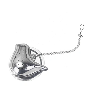High quality stainless steel bird shape tea infuser with chain