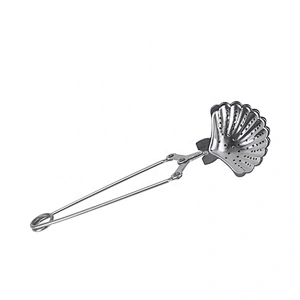 High quality stainless steel shell shape tea infuser with handle