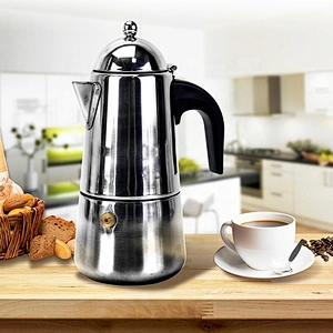 Small 100 ML Espresso coffee maker stainless steel moka coffee pot
