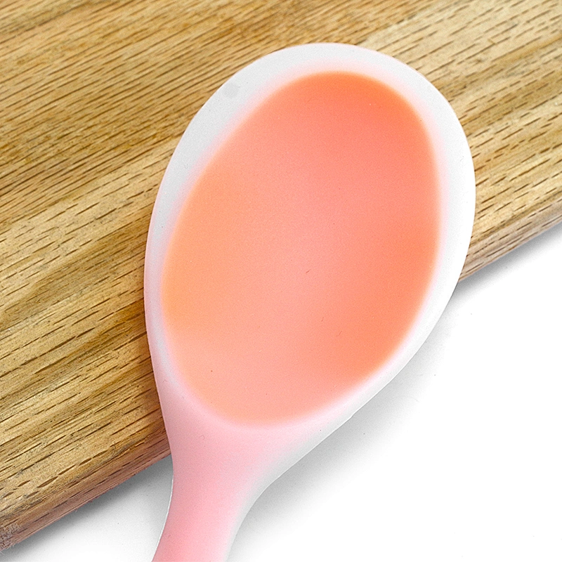 Food grade kitchen cooking utensils silicone spatula turner silicone nonstick rice paddle spoon