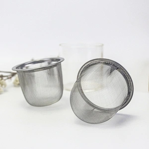 Basket shape wire mesh tea infuser tea strainer for mug
