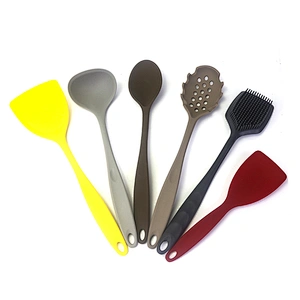 6 pieces Wholesale Heat Resistant Cooking Silicone Kitchen Utensil Set