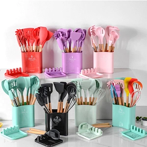 13 Pieces Slicone Kitchen Cooking Utensils Kitchen Utensils Accessories