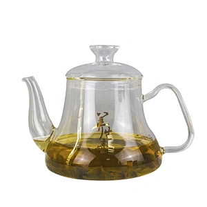 hot selling 900 and 1200ml tea glass kettle teapot with infuser