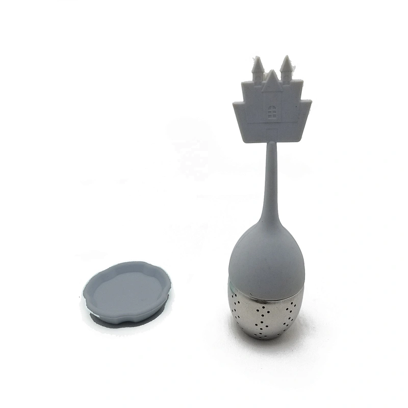 Good quality tea strainer tea filter Magic house shape silicone tea infuser