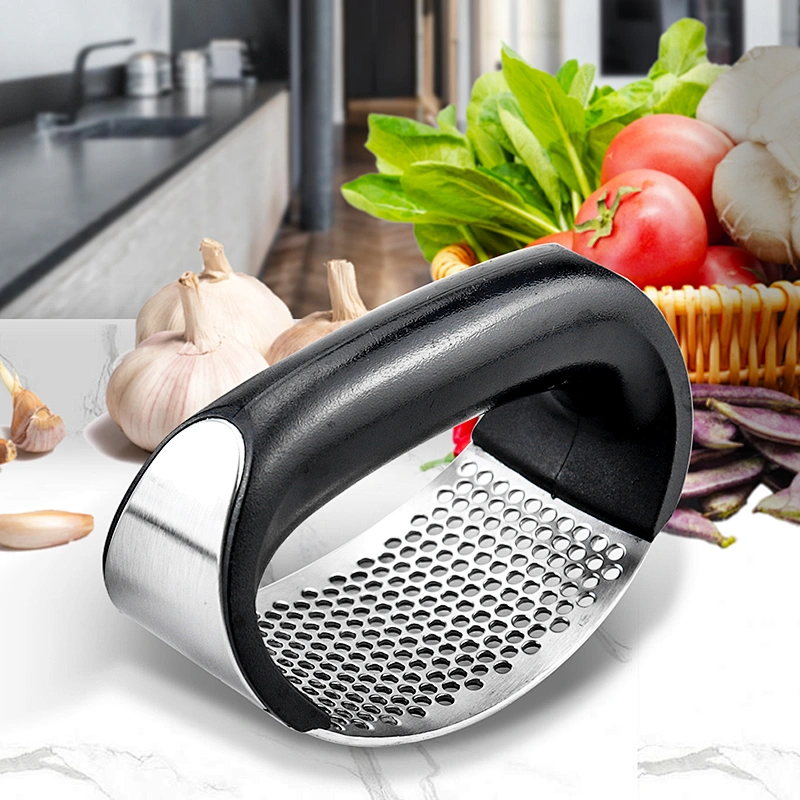 OEM Wholesale Kitchen accessories Garlic Press grater Stainless Steel Crusher Potato Press Potato Crusher