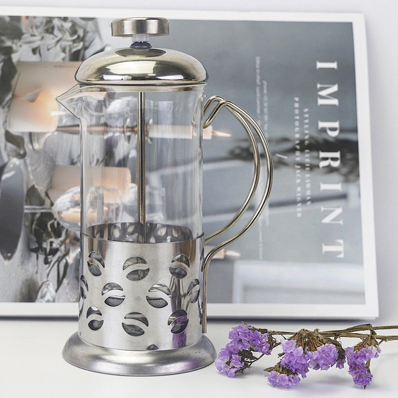 Convenient Glass French Press  Coffee maker with stainless steel filter
