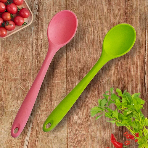 silicone spatula Non-Stick Heat Resistant set pastry baking tools  red kitchen utensils spoon
